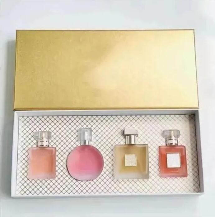 Famous Women Perfume Suit n5 Parfum Deodorant Spray 25mlx4 Body Mist Long Lasting Scent Fragrance For Gift Natural Lady Girl Cologne Good Smell Perfumes Set