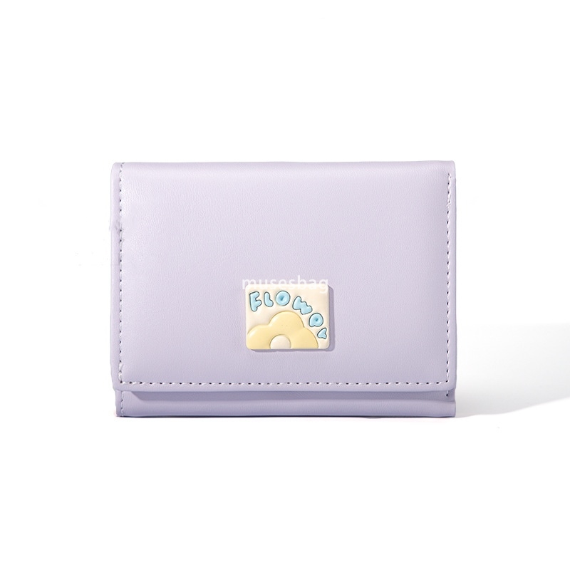 Fashionable Women's High end Classic Retro Cute Card Bag with Bright Surface Texture Multi functional Hardware Short 30% Discount Lightweight Zer