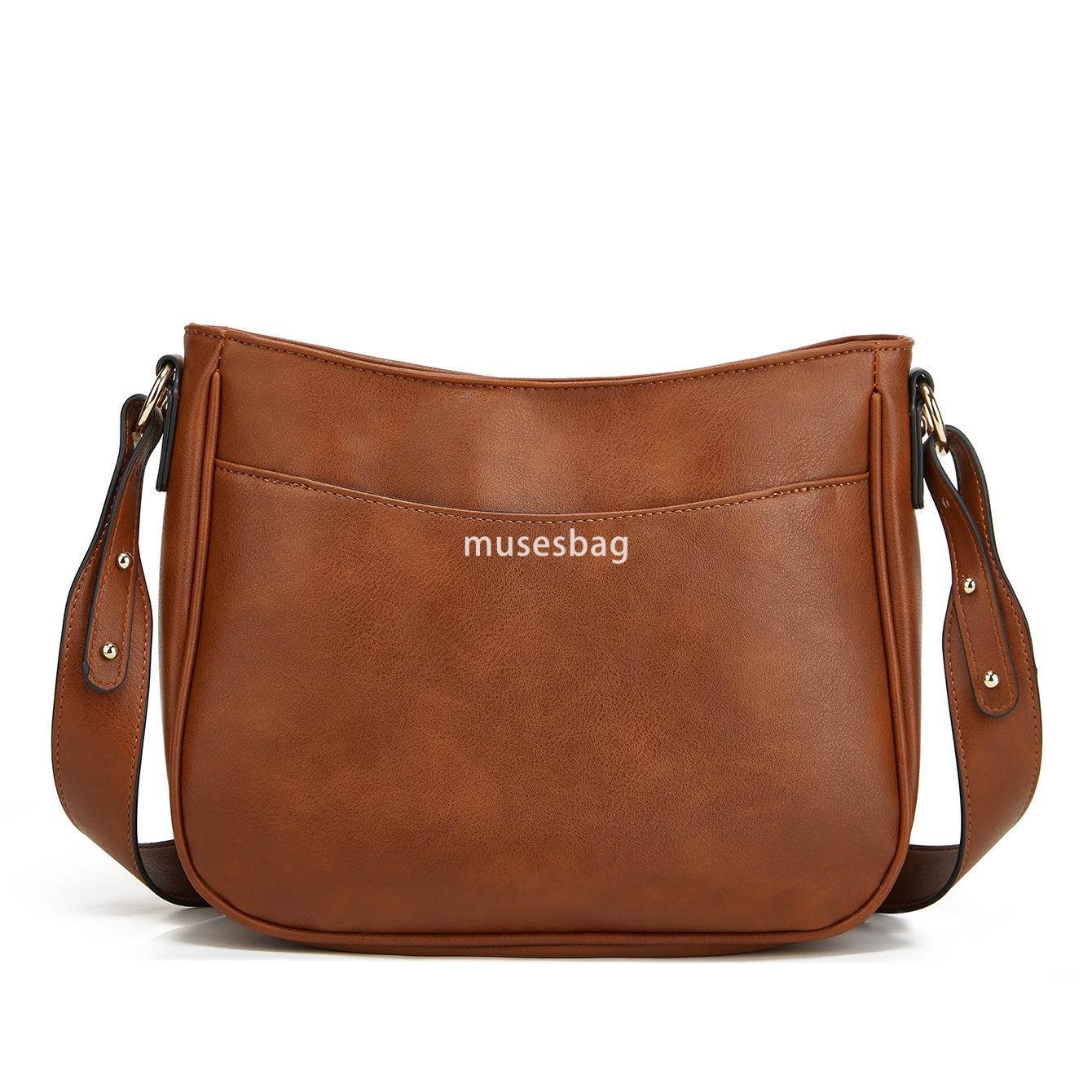 High quality street fashion bag new trendy spring fashion niche design one shoulder women's bag crossbody versatile retro bucket bag