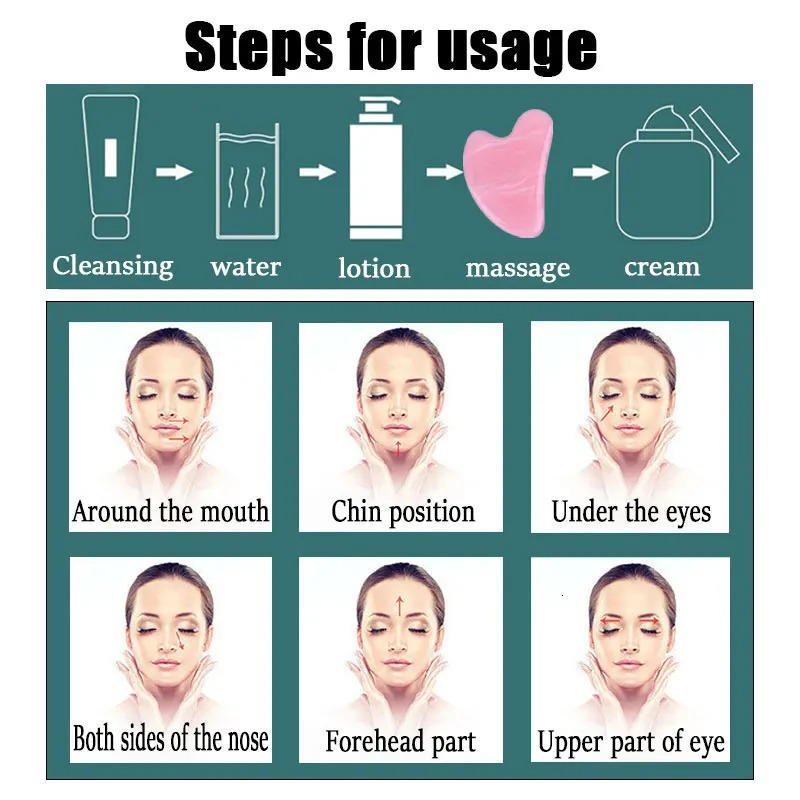 Resin Guasha Scraper Massager Gouache Scraper Face Massage Acupuncture Gua Sha Board Acupoint Eye Care SPA 240626