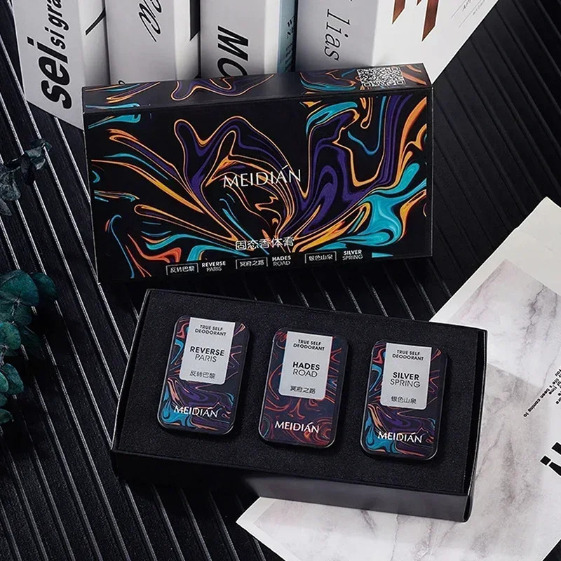 Portable Solid Perfume Set Fragrance Women Men Balm Fresh Natural Longlasting Body Antiperspirant Reverse Paris 240626
