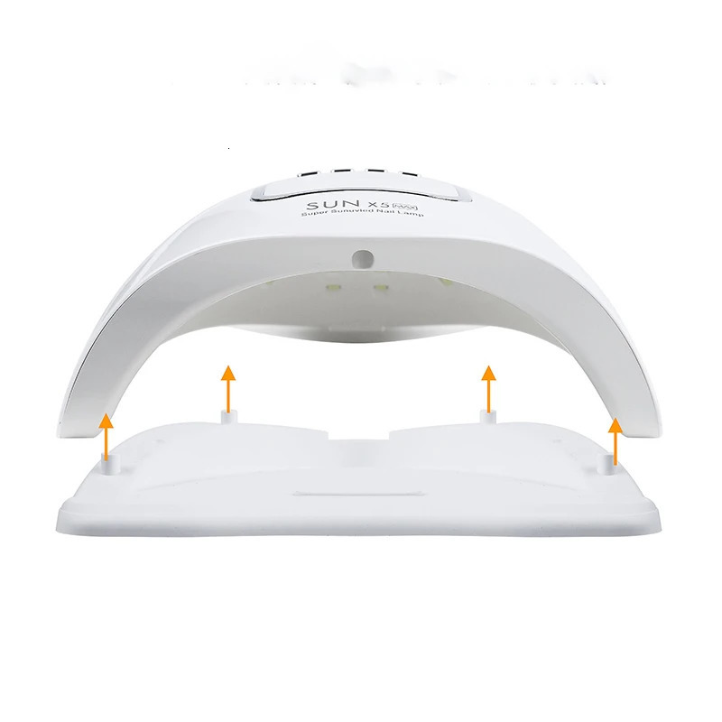 SUNX5Max 150W UV LED Nail Lamp For Fast Drying Gel Nail Po Machine 45 LEDs Manicure Salon Tool Equipment 240626