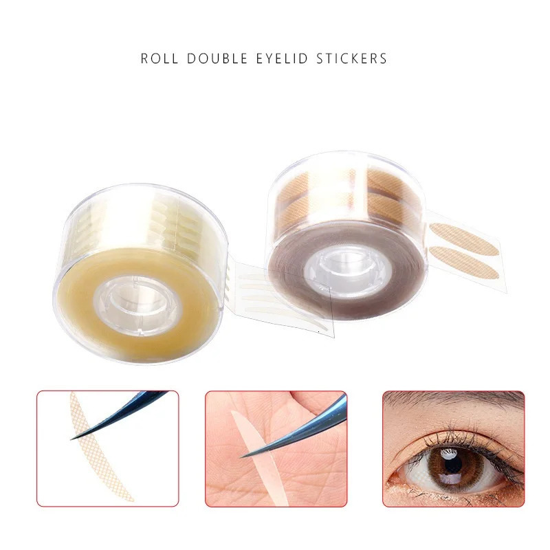 600PCS Patches for Drooping Eyelids Double Stickers Double Eyelids Tape Invisible Fallen Eyelids 240626