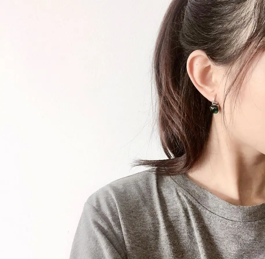 High Quality Candy Style Pendant 22 Colors Crystal Drop Earrings For Women Fashion Jewelry LE021 240624