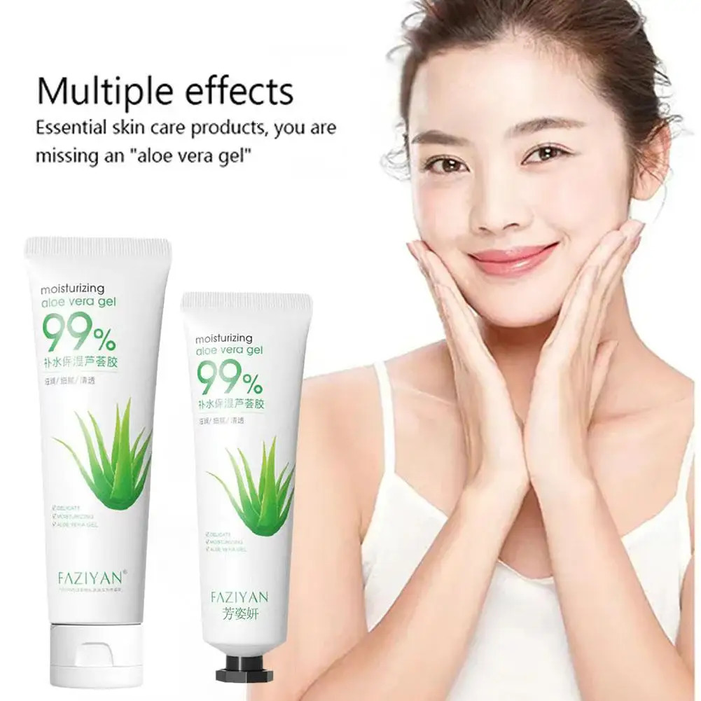 Natural Aloe Vera Gel Cream Soothing Hydrating Day Skin cts Care Plant Creams 240626
