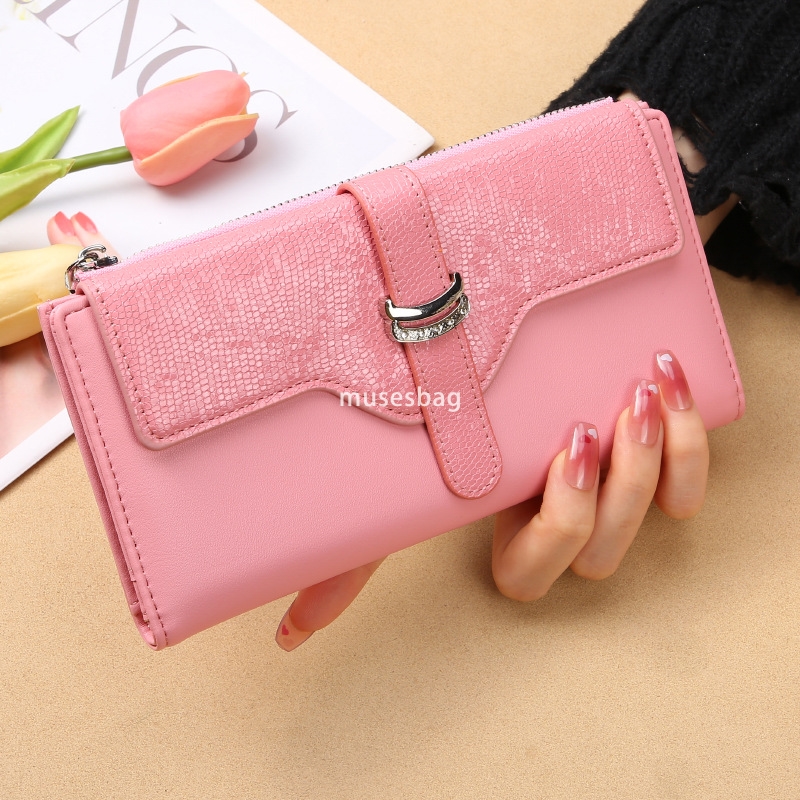 Fashionable women's designer classic high-end new wallet long new fashionable ins trendy retro practical large capacity handbag coin bag