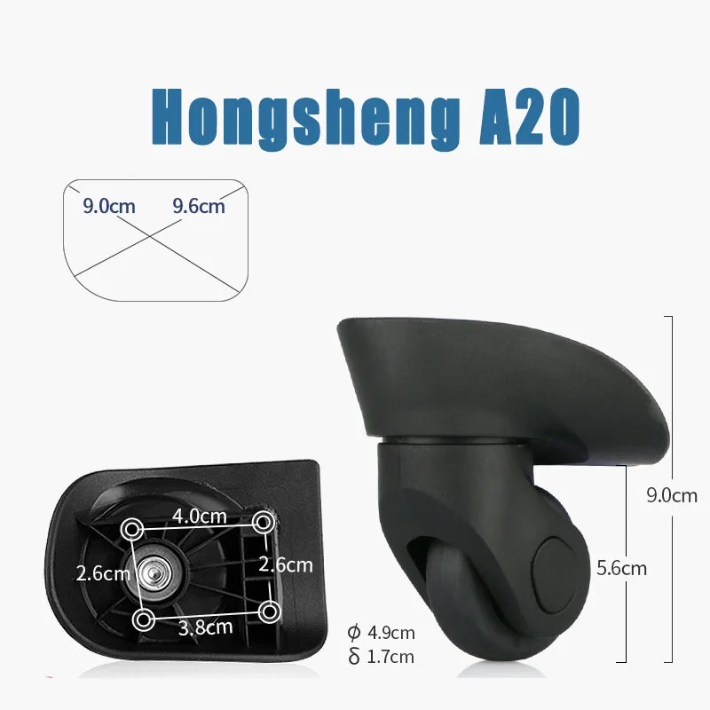 Suitable For A20 A-20 Wheel American Tourist 76A Suitcase Luggage Universal Wheel Trolley Box Accessories Repair Silent Roller 240627