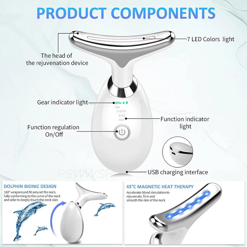Drop Massager Neck Beauty Device Tighten Skin Care Tool 240626