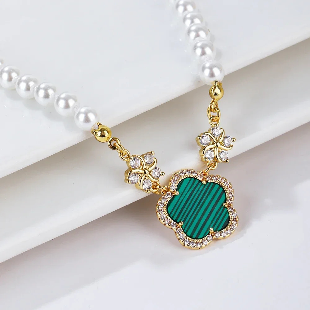 classic 9 colors elegant fashion temperament pearl necklace female near round bright light to send mother to girlfriend Moth 240618