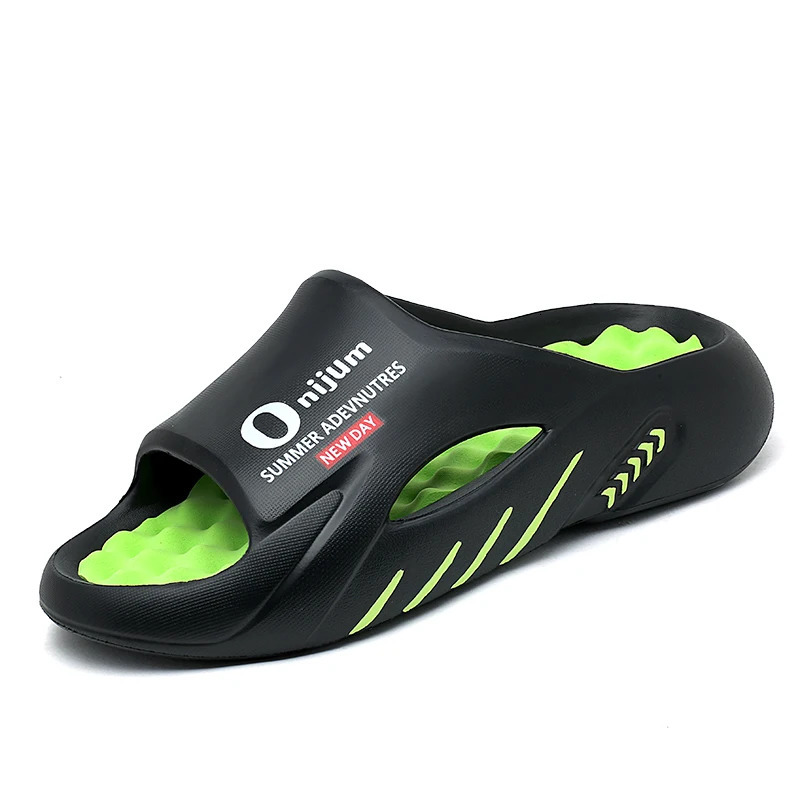 Men Slippers Summer Platform Slides Sandals EVA Softsole Shoes Indoor Outdoor Walking Beach Flip Flops 240705