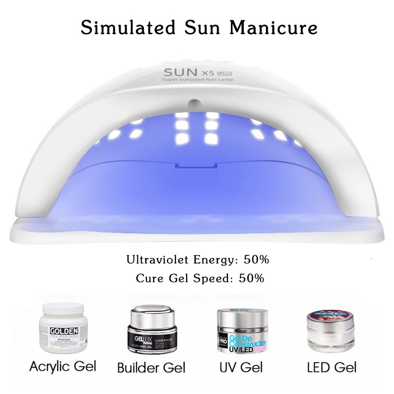 Nail Dryer LED Nail Lamp UV Lamp for Curing All Gel Nail Polish With Motion Sensing Manicure Pedicure Salon Tool 240626