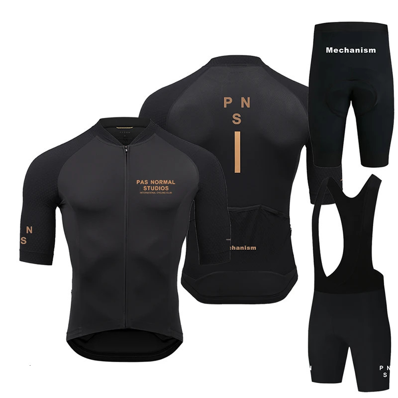 Pns Summer Team Bicycle Clothing Men Road Bike Wear Racing Clothes Breathable Cycling Jersey Set Ropa Ciclismo Maillot 240620