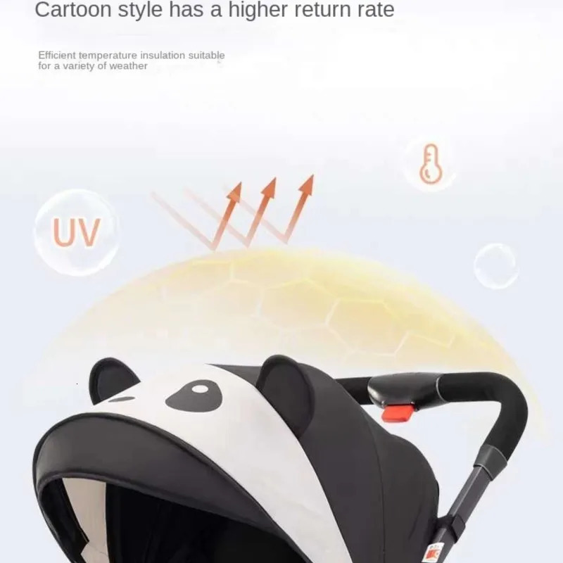 Baby stroller sun umbrella childrens chair tent rain and wind proof universal canopy adjustable sun visor UV protection 240617