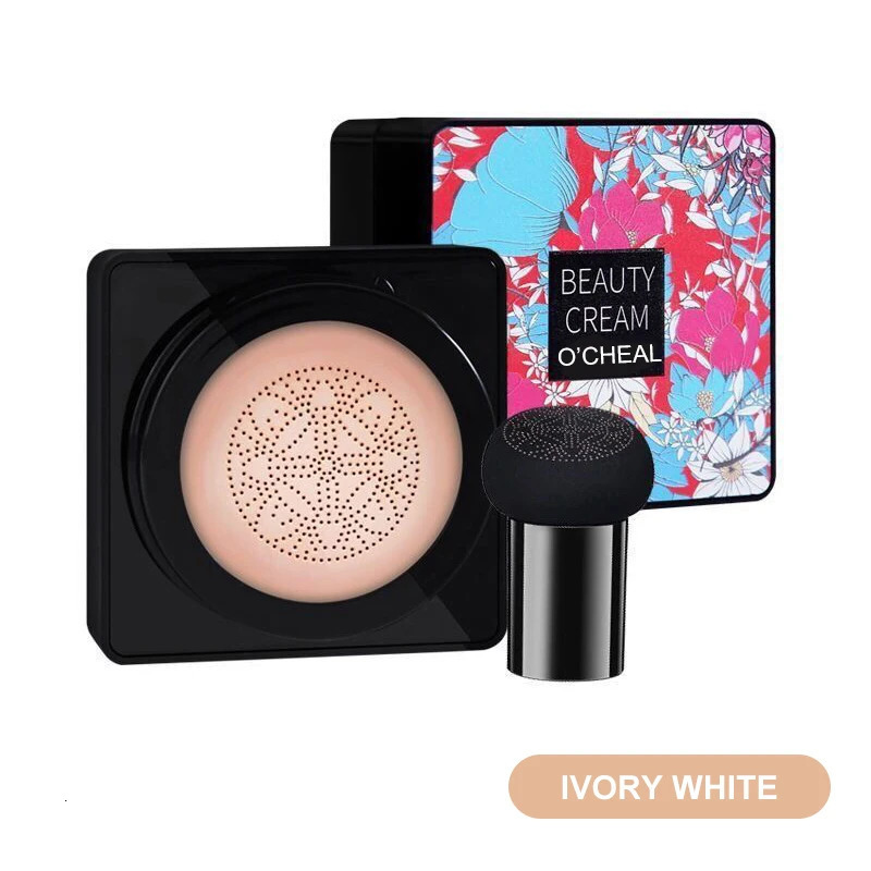 Mushroom Head Air Cushion CC Cream Foundation Concealer Oil-control BB Cream Face Base Makeup Cosmetics Moisturizing 240626