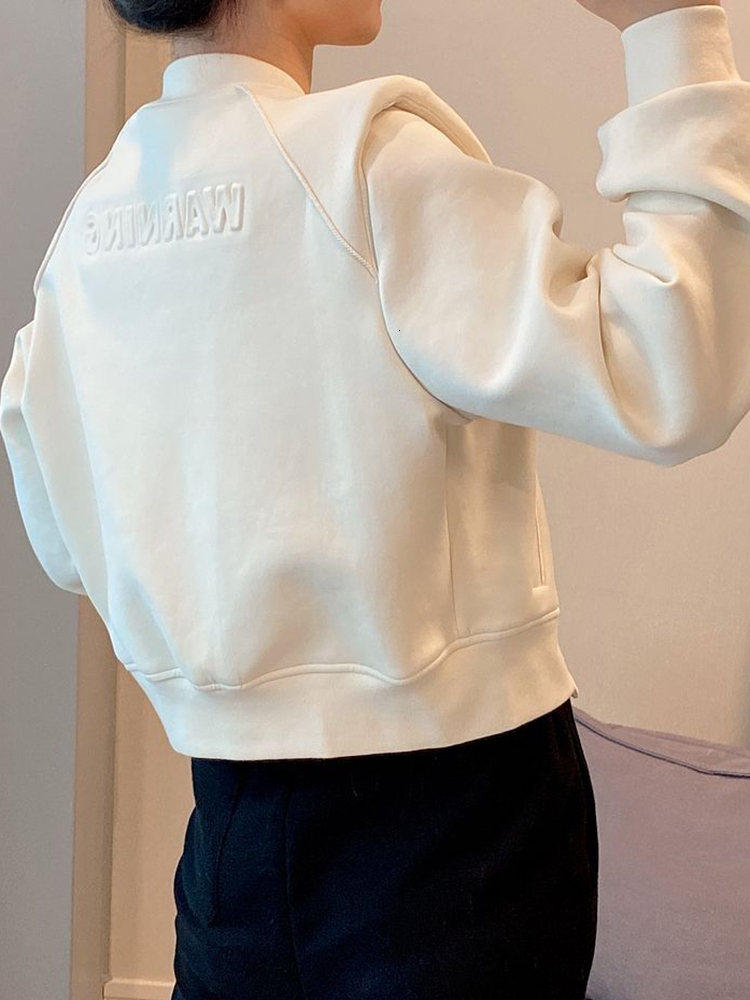 Buttons Loose Women's jacket Stand Collar Bomber Jacket Female Casual outwear korean Woman clothing spring autumn tops women F6.27#38