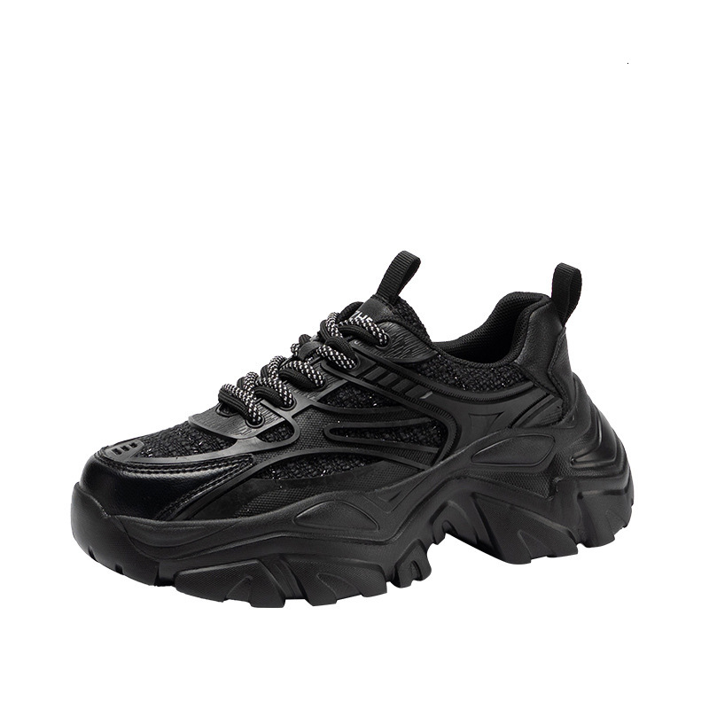 Wind Small Fragrant Daddy Shoes Women New Autumn High Grade Breathable Thick Sole Sports Casual Running Outside To Wear Ddmysaturn