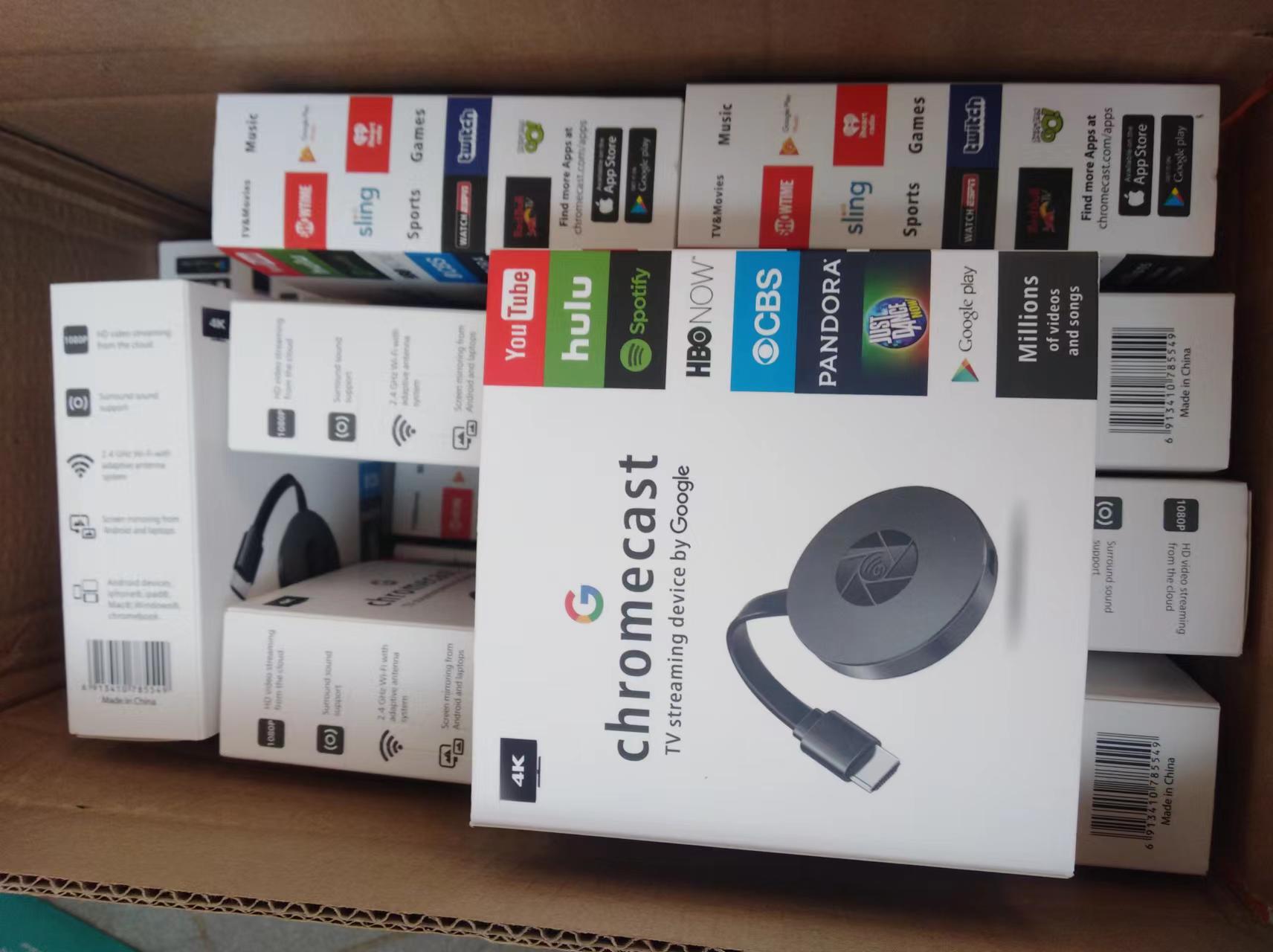 Chromecast 1080P TV stick WiFi mirascreen HDMI-compatible HD Display Media Streaming Video TV Smart Home For ios Android