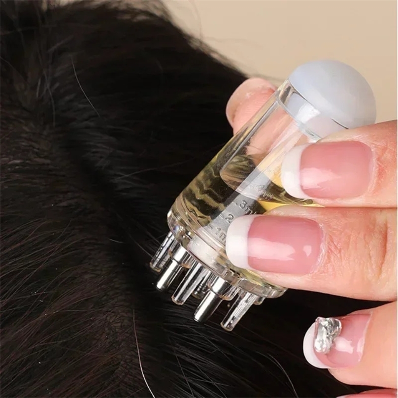 Scalp Applicator Liquid Comb Portable Mini Massage Comb Essential Oil Liquid Guiding Massager Anti Hair Loss Scalp 240626