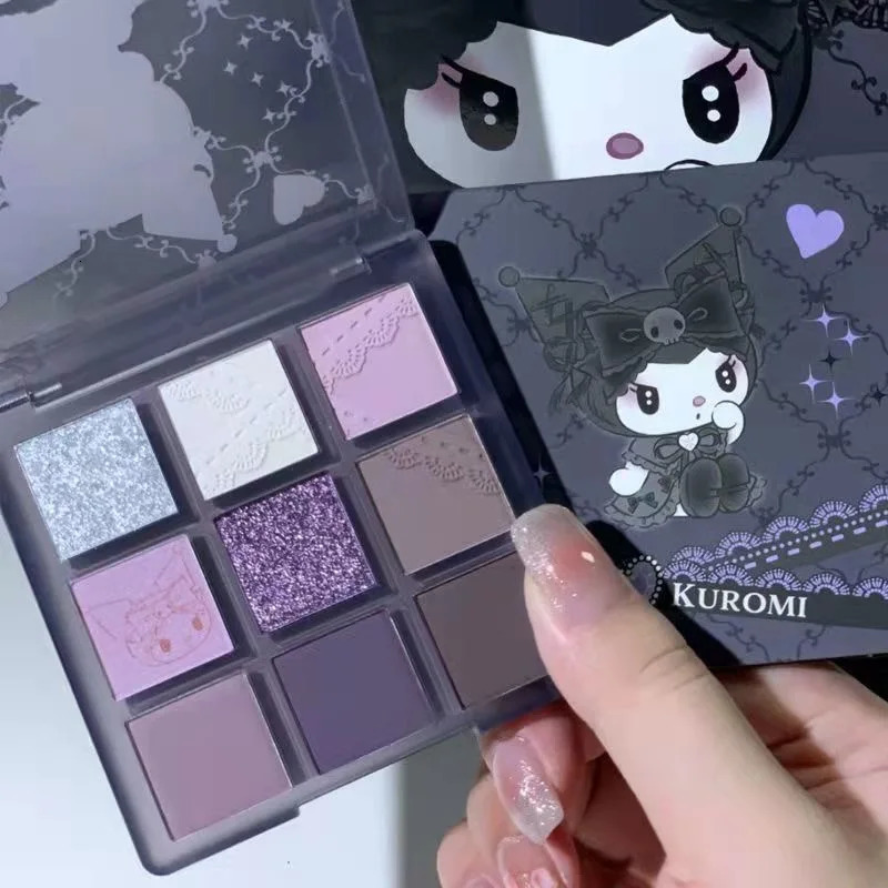 Pinkbear 9 Colour Matte Glitter Eyeshadow Palette With Soft Pure Contour Shades Waterproof Long Lasting Korean Eye Makeup 240624