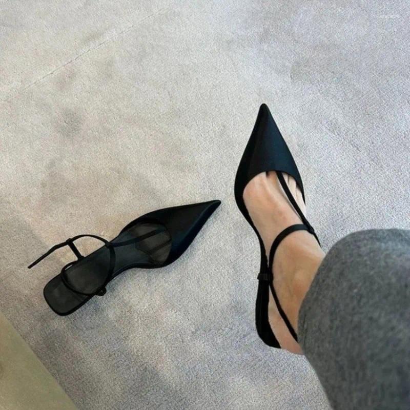 Dress Shoes Brand For Women Sexy Pointed Toe Women's Sandals Comfortable Low Heel Trendy Sandal Simple Versatile Large Size Pumps