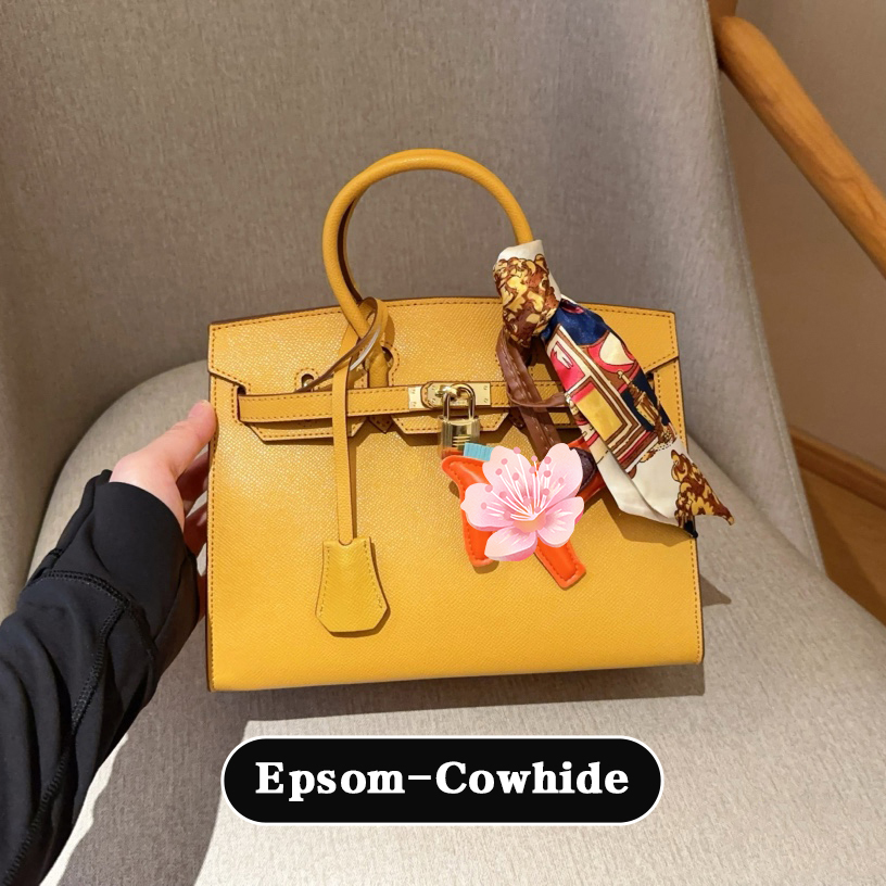 Shoulder Bag Pochette Clutch Vintage Designer Bag High Quality Genuine leather 25CM 30CM Hand Bags with Gold Lock Top Handle Luxury Handbag Handbags Designer Bag