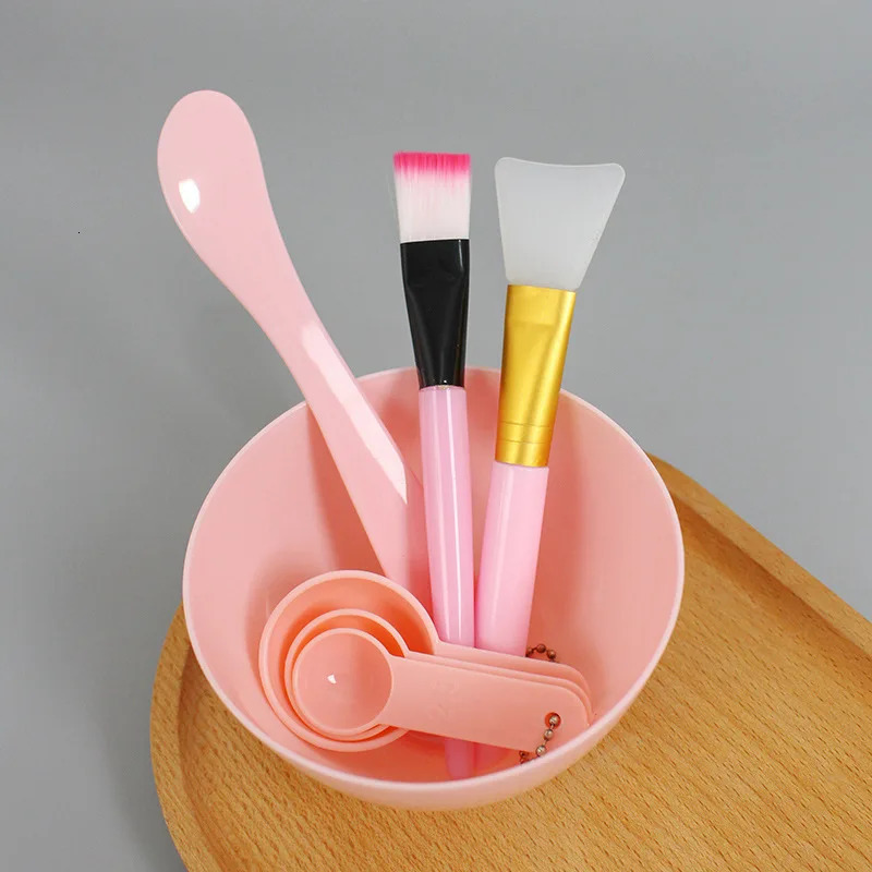 Brush Mask Bowl Spoon Set Mask Brush Bar DIY Beauty Tools Mixing Tools Skin Care Makeup Supplies Woman Tools 240626