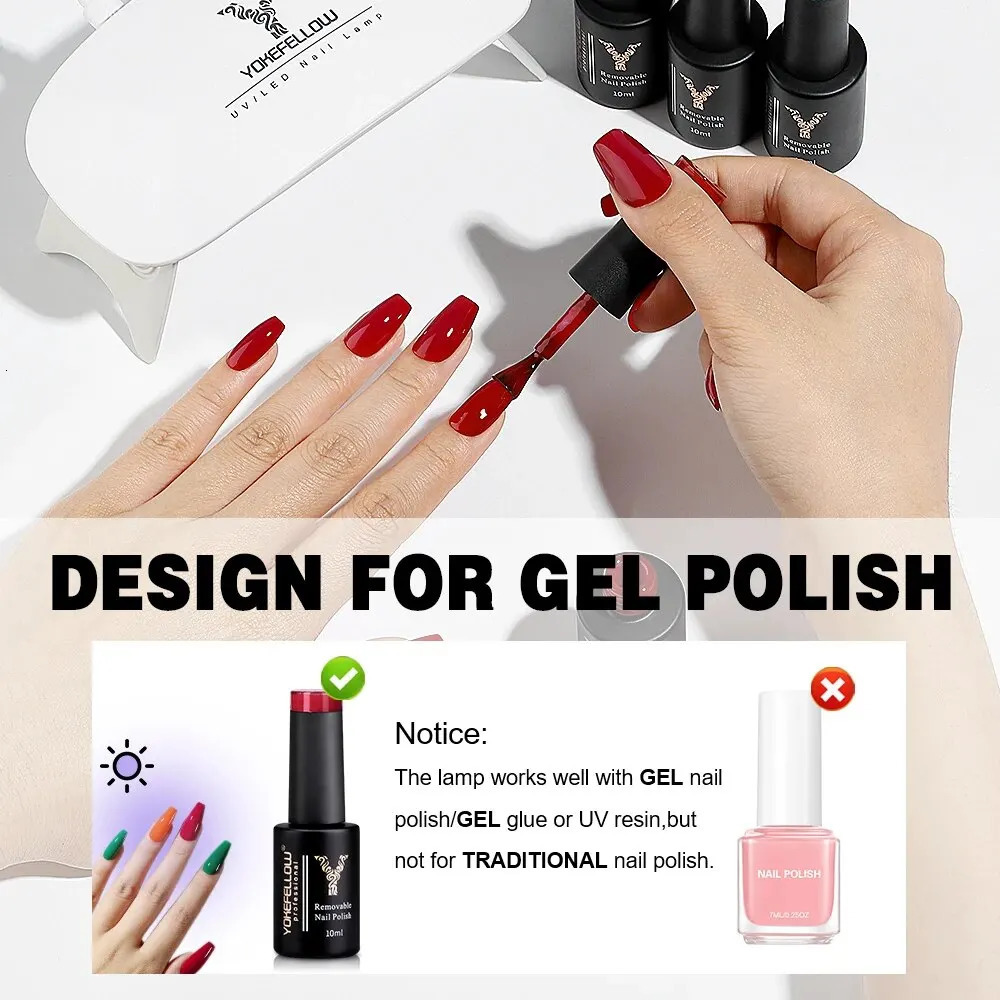 Mini UV LED Nail Lamp Portable Nail Dryer for UV Gel Polish Nail Small Size with USB Fast Drying for Curing All Nail Gels 240626