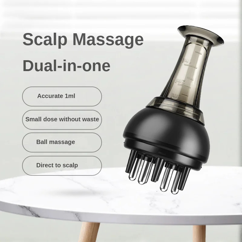 Scalp Applicator Liquid Comb for Serum Oil Nourish Mini Portable Hair Roots Massage Medicine Comb Hair Head Massager 240626