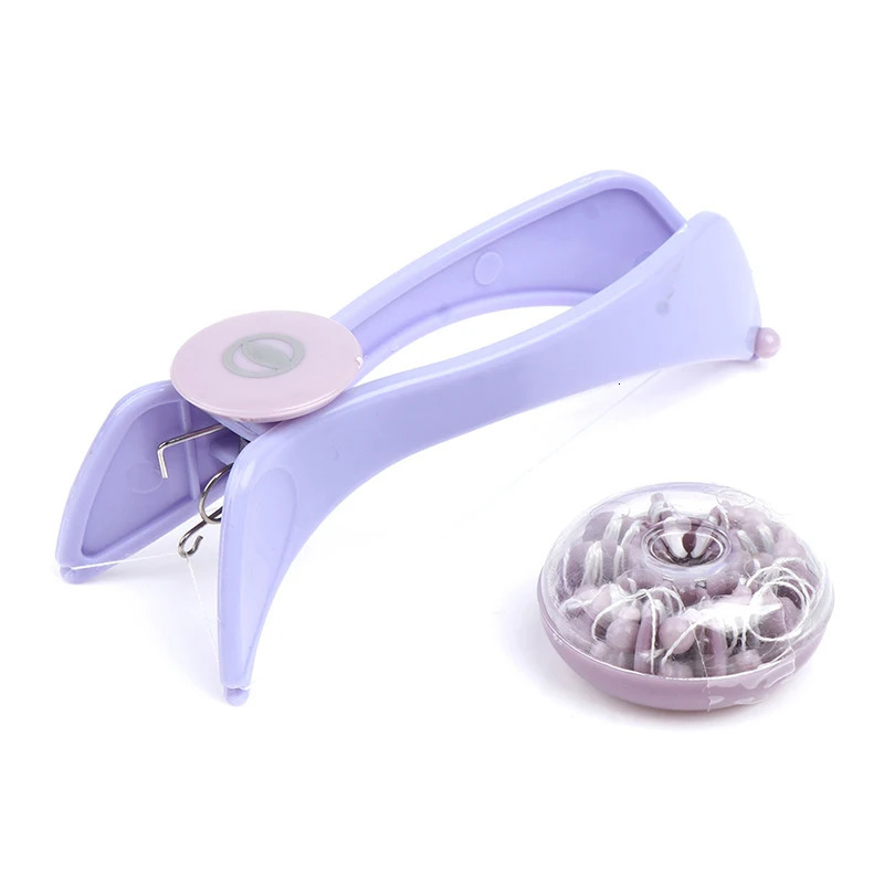 Women Epilator Mini Hair r Spring Threading Face Defeatherer for Cheeks Eyebrow DIY Makeup Beauty Tool 240626