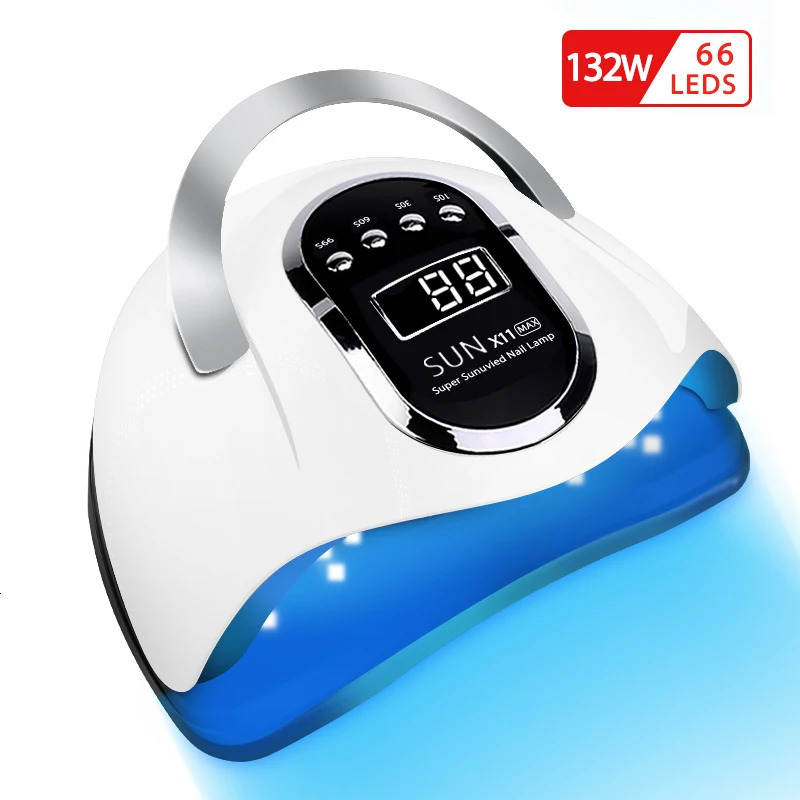 UV LED Nail Lamp Nail Dryer 57 LEDs Lamp Quick Drying Nail Gel Polish Manicure Pedicure Professional Nail Salon Lamp Dryer 240626
