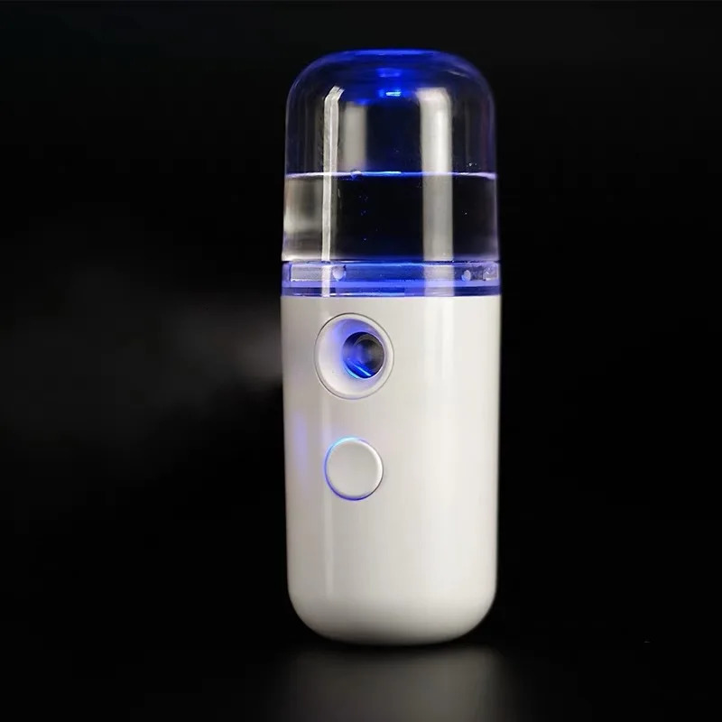 30ml Mini Humidifier Portable Rechargeable Small Wireless Nano Personal Face Sprayer Cool Mist Maker Fogger Humidifier 240626