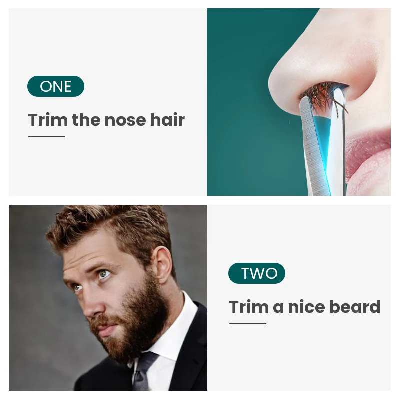 MR.GREEN Nose Hair Scissor Makeup Scissors Grade Stainless Steel Face fine Hair Removal Tools With Rounded tips 240626