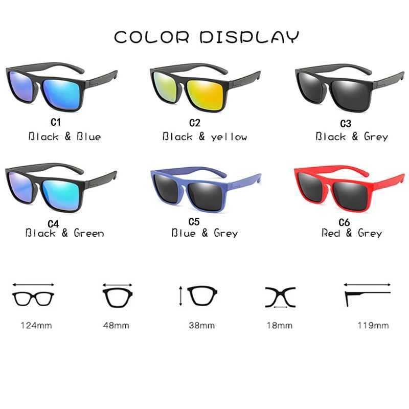 2023 Kids Sunglasses UV400 Protection Vintage Brand Polarized Children Sun Glasses Girls Boys Multi Color Eyeglasses EyewearL4627 H260130