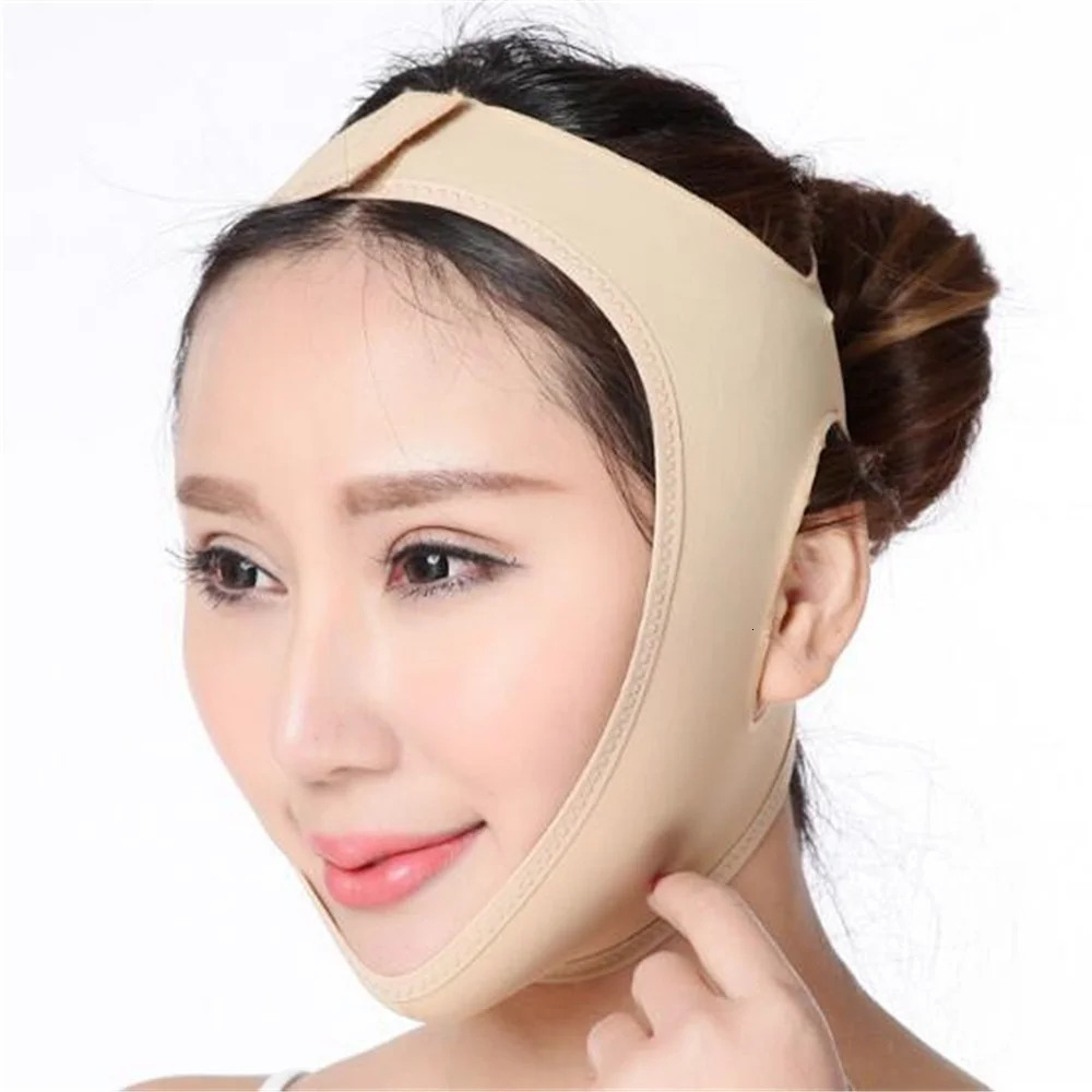 Elastic Face Slimming BandageLine Face Shaper Women Chin Cheek Lift Up Belt Massager Strap Skin Care Tools Beauty 240626