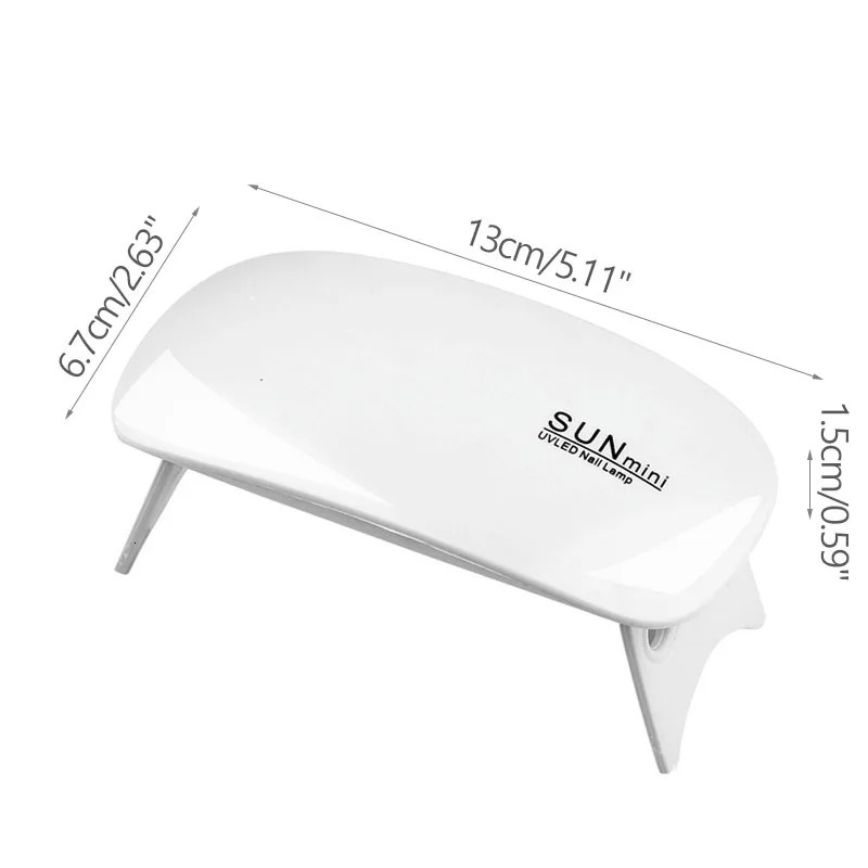 Mini Mouse Gel Nails Polish Drying Lamp USB Nail Po Machine Professional Manicure Tool Salon Equipment 240626