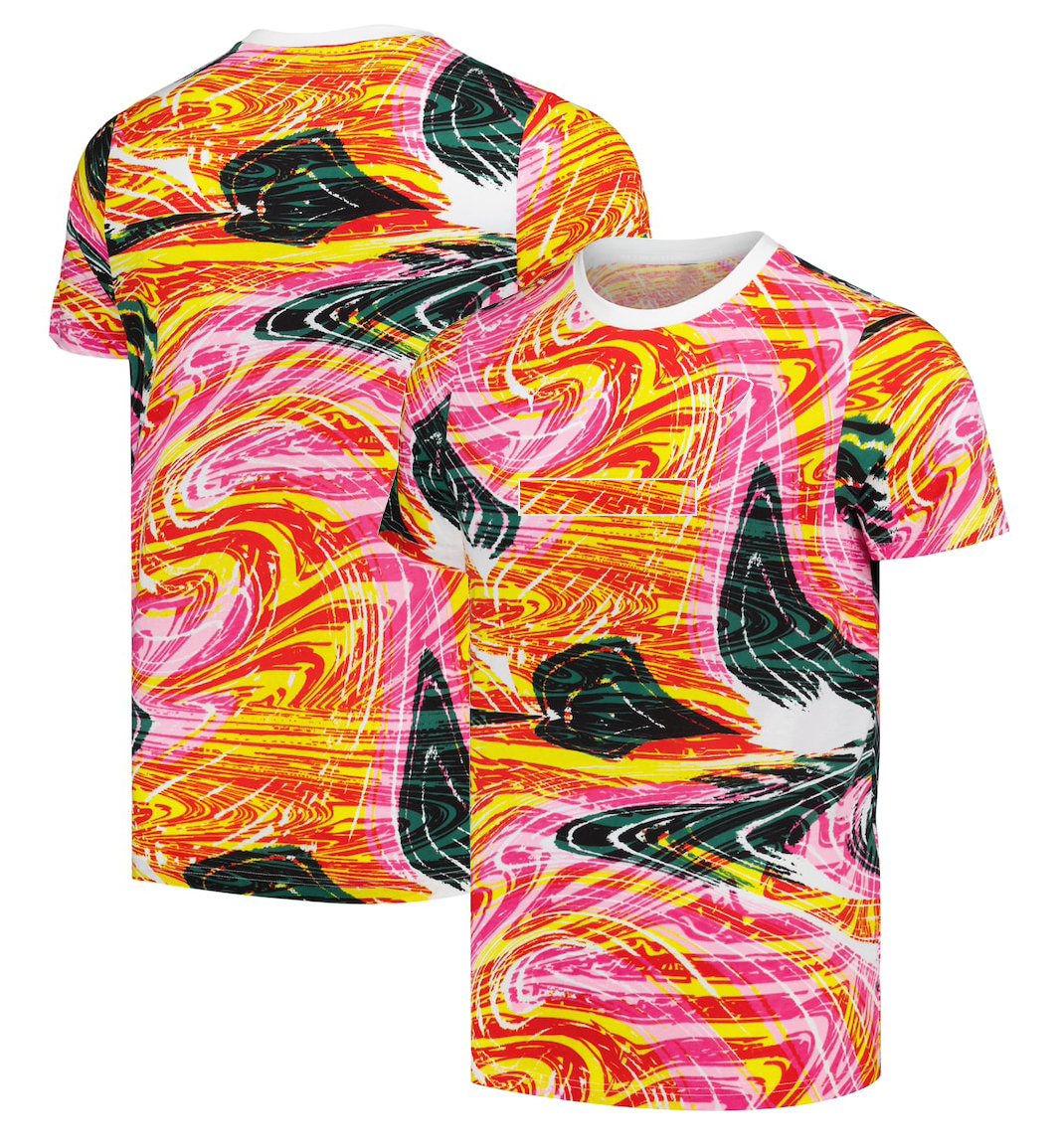 2024 F1 Team Crew All Over Print T-Shirt Formula 1 Racing Tops Driver Fashion Plus Size Polo Shirt Jersey T-shirt Custom free shipping