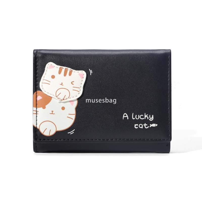 Designer Women's High end Fashionable and Cute Card Bag Fashionable and Minimalist PU Short 30% Discount Classic Lightweight Large Capacity Zero 