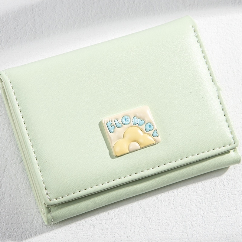 Fashionable Women's High end Classic Retro Cute Card Bag with Bright Surface Texture Multi functional Hardware Short 30% Discount Lightweight Zer