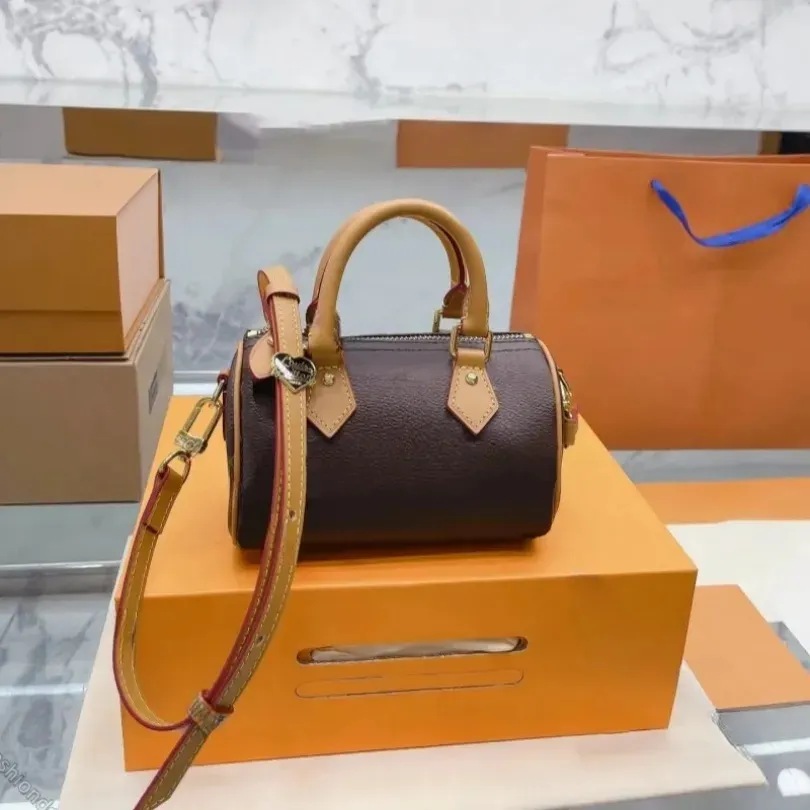 20cm Women Handbag Luxury Designer Bag Genuine Leather Handbag Top Grade Crossbody Bag Mini Soft Cowhide Women's Limited Edition Handbag Dumpling Bag Gold