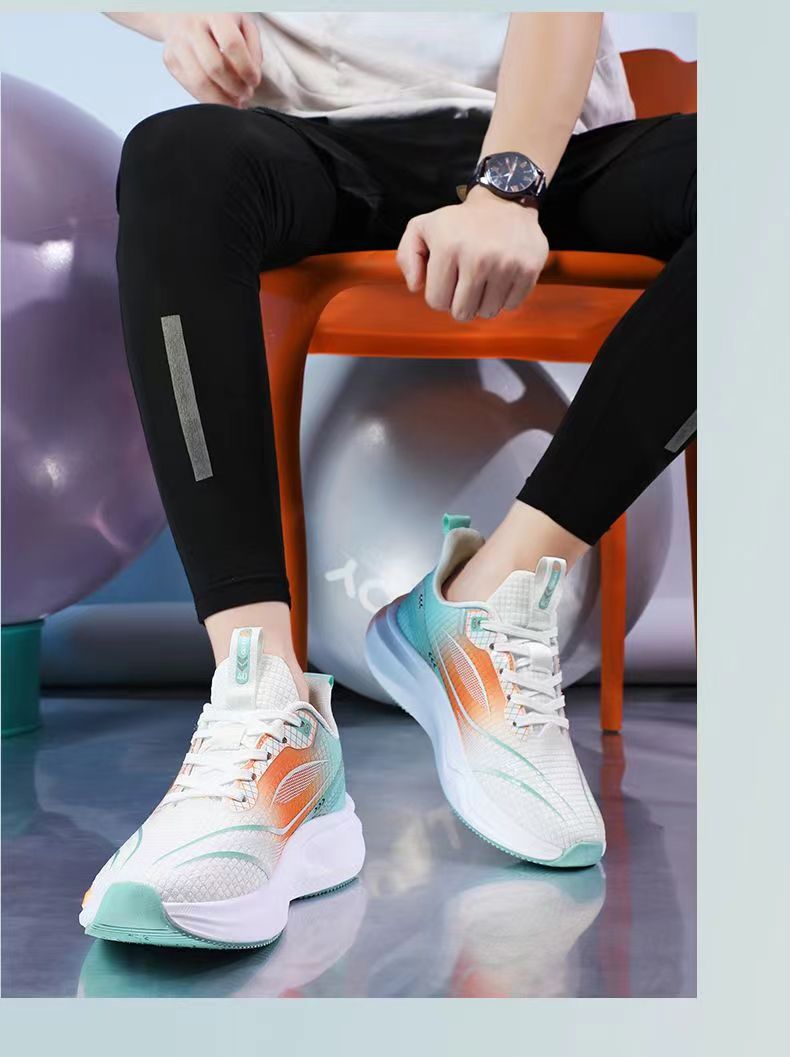 New Men's Shoes Ice Silk Mesh Sneakers Summer 2024 Trendy Shoes Versatile Shoes Running Black