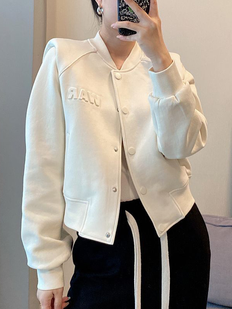 Buttons Loose Women's jacket Stand Collar Bomber Jacket Female Casual outwear korean Woman clothing spring autumn tops women F6.27#38