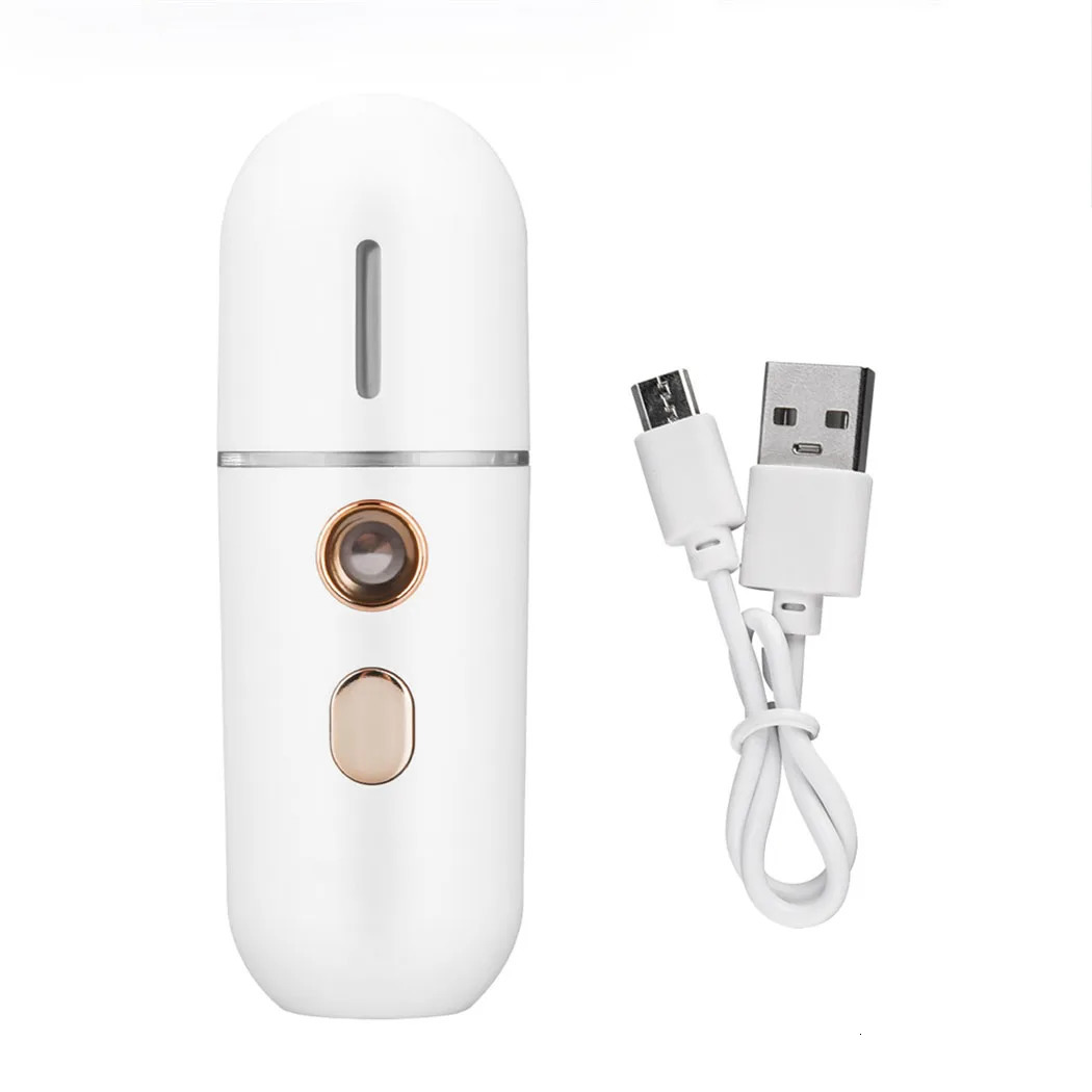 CkeyiN 30ml Mini Steamer Mist Sprayer Nano Hydrating Face Mist Spray Bottle Humidifier Spa Skin Care 240626