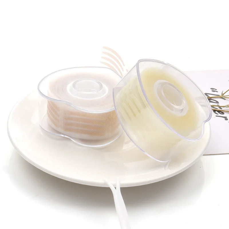 600PcsBox Big Eyelid Tape Sticker Double Fold Self Adhesive Eyelid Tape Stickers SL Makeup Clear Beige Invisible Tool o240626