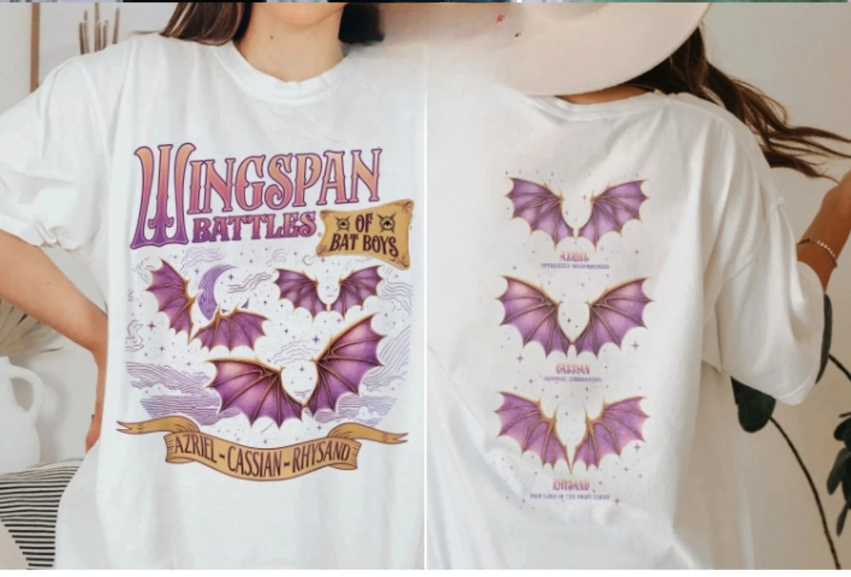 Acotar the Bat Boys Comfort Breathable Tshirt Women HipHop Loose Print Tops Tee Fashion Harajuku Colors Short Sleeve 240617