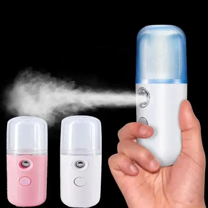 Cold Spray Humidifier Face Steamer Divine Beauty Instrument Nano Water Replen 240626