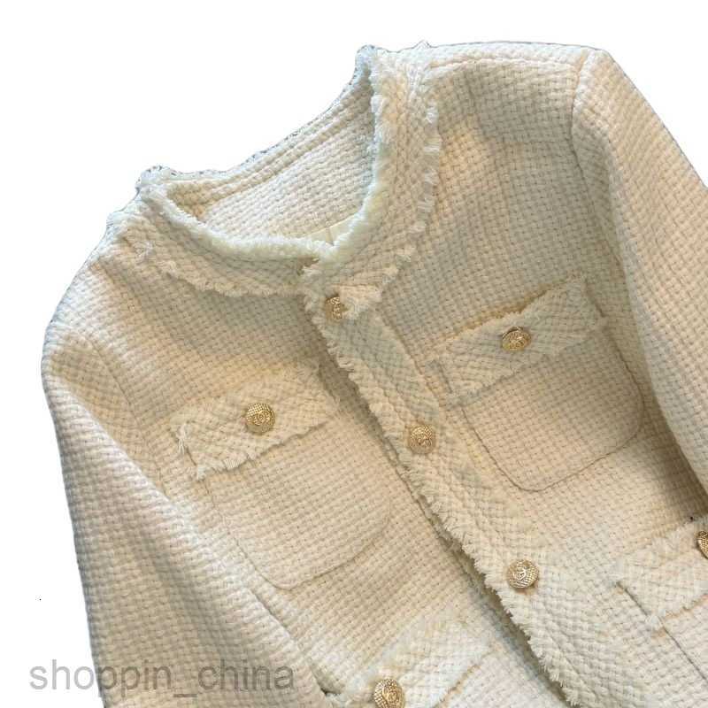 fashion Women Jackets Coats Celebrity style temperament small fragrance short jacket women's spring and autumn design coarse tweed top
