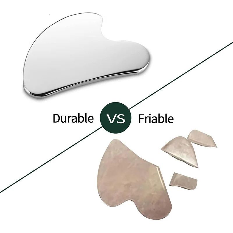 Stainless Steel Gua Sha Scraper Massager For Face Neck Body Guasha Massage Tool Skin Care Guasha Board Face Massager 240626