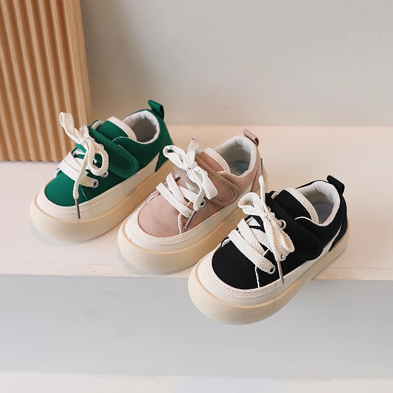 Childrens Shoes Summer New Boys Canvas Shoes Multi purpose Childrens Shoes Girls Soft Sole Casual Shoes Tie Sapatiras 240627 S251027