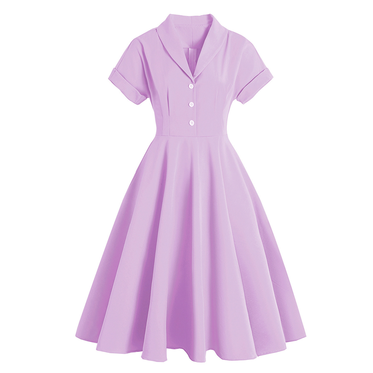 Performance dress medium length skirt Hepburn style skirt large hem dress vintage womens dress 240627