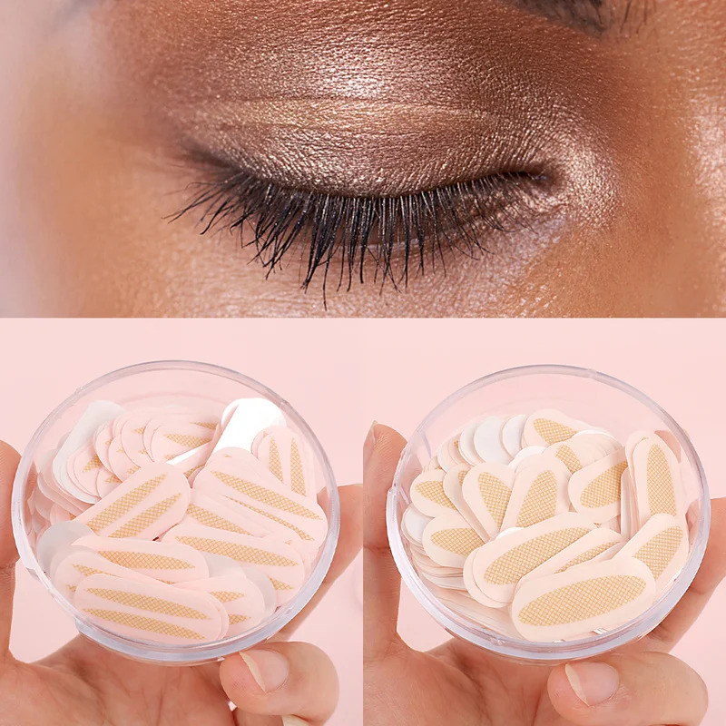 Eyelid Stickers Mesh Breathable Natural Double Eyelid Tape Big Eyes Lift Beige Strips Non-marking Self-adhesive Double Eye Tools 240626
